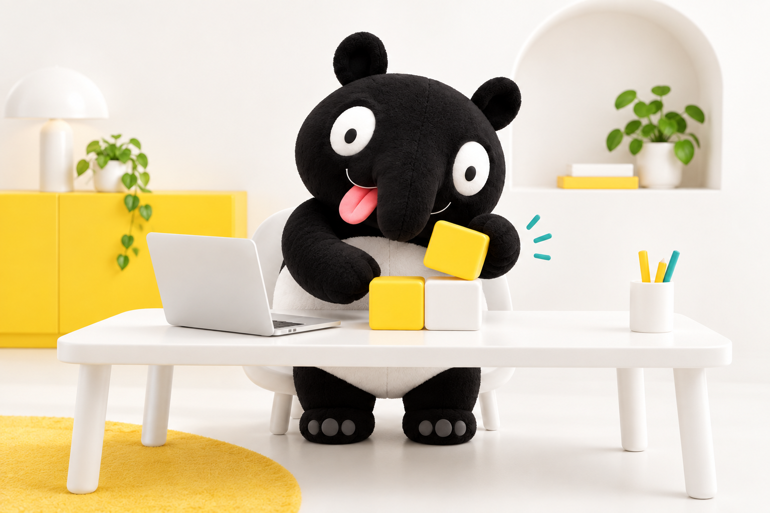 ブロックを組み合わせて、仕事に合う仕組みを考えるAMALA