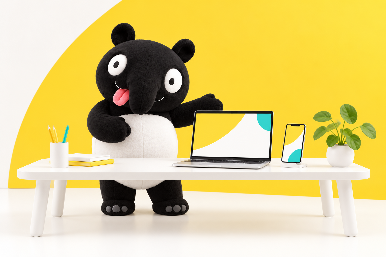 パソコンとスマートフォンでWebサイトを紹介するAMALA
